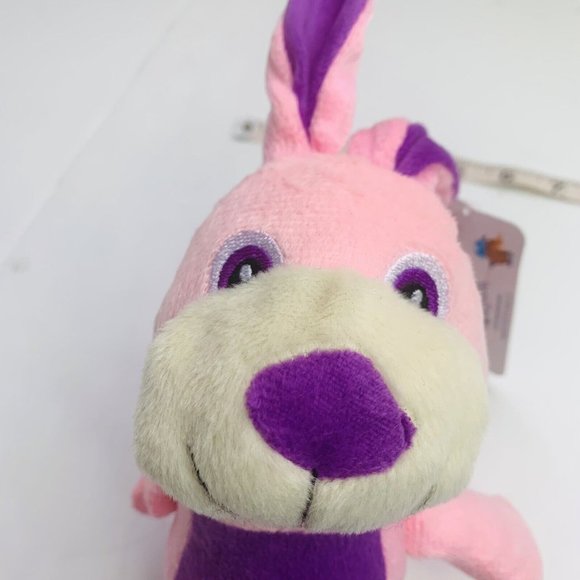 Plush Paradise Easter Bunny Rabbit Spring Stuffed Animal Toy Pink Purple 10" - Picture 7 of 7